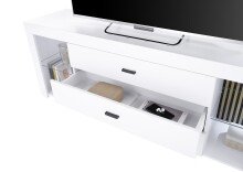 Lowboard >Rosalie< inkl. Beleuchtung, weiß, Evoke Eiche Dekor - 179x67x44cm (BxHxT)