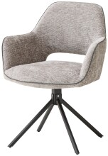 Armlehnstuhl >Adrina< (2er Set) Federkern, drehbar,...