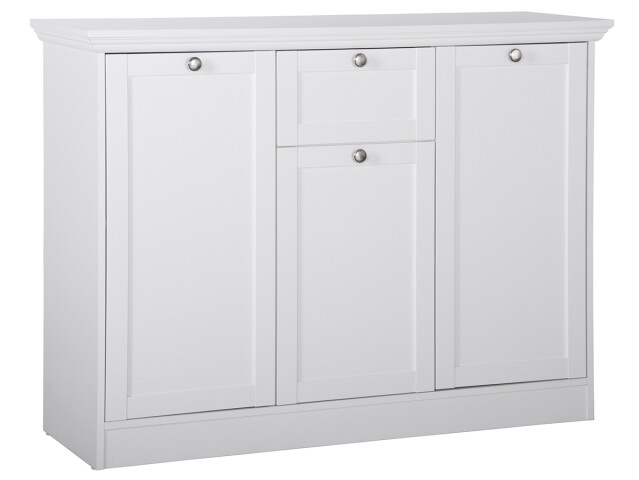 Sideboard >Landsted< in Weiß - 120x90x40cm (BxHxT)