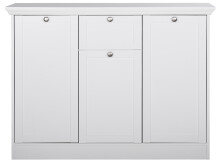 Sideboard >Landsted< in Weiß - 120x90x40cm (BxHxT)