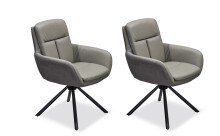 Armlehnstuhl >Amy< (2er Set) drehbar,...