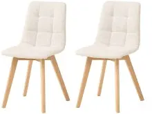 4-Fußstuhl >Belana< (2er Set) in beige, Buche...