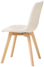 4-Fußstuhl >Belana< (2er Set) in beige, Buche - 55x89x46 (BxHxT)