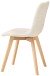 4-Fußstuhl >Belana< (2er Set) in beige, Buche - 55x89x46 (BxHxT)