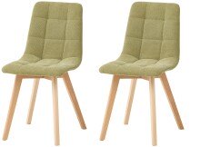 4-Fußstuhl >Belana< (2er Set) in grün,...