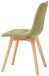 4-Fußstuhl >Belana< (2er Set) in grün, Buche - 55x89x46 (BxHxT)