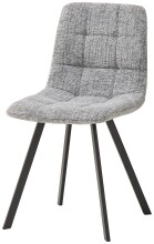 4-Fußstuhl >Bonny< (4er Set) in grau, schwarz...