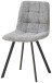 4-Fußstuhl >Bonny< (4er Set) in grau, schwarz - 55x89x46 (BxHxT)