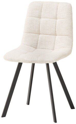 4-Fußstuhl >Bonny< (4er Set) in beige, schwarz - 55x89x46 (BxHxT)