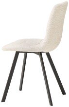 4-Fußstuhl >Bonny< (4er Set) in beige, schwarz - 55x89x46 (BxHxT)