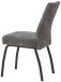 4-Fußstuhl >Jane< (2er Set) Federkern, grau, schwarz - 43x88x45 (BxHxT)