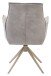 Armlehnstuhl >Kayla< (2er Set) drehbar, Bouclestoffbezug taupe, beige - 62x60x92 (BxHxT)