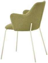 4-Fußstuhl >Lissi< (2er Set) Armlehnen, grün, creme - 60x84x55 (BxHxT)