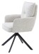 Armlehnstuhl >Sofia young< (2er Set) Federkern, drehbar, beige, schwarz - 61x93,5x67 (BxHxT)