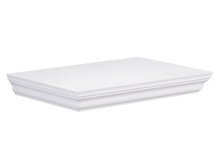 Wandboard >Landsted< in Weiß - 30x3,8x19,5cm (BxHxT)