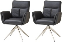 Armlehnstuhl >Sofia Premium< (2er Set) Federkern,...