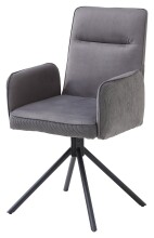 Armlehnstuhl >Solea< (2er Set) drehbar, grau,...