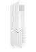 Kühlumbauschrank >Tirol< sofclose, L/R montierbar, Weiß matt - 60x212x57cm (BxHxT)