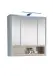 Badezimmer-Set >Tunis< (3-tlg. ) in Grau matt / Abs. Sonoma Eiche Dekor