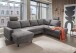 Wohnlandschaft >Pris< Schlaffunktion, Stauraum, dunkelgrau - 153x305x75x200 (LxBxHxT)