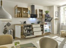 Küchenzeile >Capri< in Artisan Eiche Dekor /...