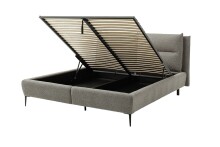 Stauraumbett >Auckland< Liegefläche 140x200 in blaugrau Puente 92 - 170x116x242 (BxHxT)