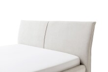 Polsterbett >Pula< Liegefläche 140x200 cm, in Creme - 175x106x228cm (BxHxT)