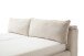Stauraumbett >Malindi< Liegefläche 140x200 cm in Beige  - 156x120x233cm (BxHxT)