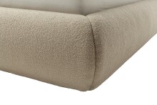 Stauraumbett >Fortello< Liegefläche 160x200 cm, in Cappuccino - 184x88x232 (BxHxT)