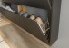 Hängeschuhschrank >GW-AMECA< Schuhkipper, Graphit/Navarra-Eiche-Dekor - 140x83x18 (BxHxT)
