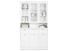 Buffet >Landsted< in Weiß - 120x200x40cm (BxHxT)