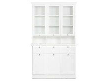 Buffet >Landsted< in Weiß - 120x200x40cm (BxHxT)