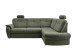 Ecksofa >Elli< Schlaffunktion, Stauraum, Kopfstützen, moosgrün - 264x92x180cm (BxHxT)