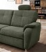 Ecksofa >Elli< Schlaffunktion, Stauraum, Kopfstützen, moosgrün - 264x92x180cm (BxHxT)