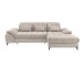 Polsterecke >Devland< Schlaffunktion, Kopfteilverstellung, Cord beige - 273x105x189cm BxHxT