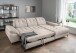 Polsterecke >Devland< Schlaffunktion, Kopfteilverstellung, Cord beige - 273x105x189cm BxHxT