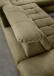 Polsterecke >Devland< Schlaffunktion, Kopfteilverstellung, Cord olive - 273x105x189cm BxHxT