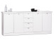 Sideboard >Landsted< in Weiß - 200x90x40cm (BxHxT)