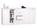 Sideboard >Landsted< in Weiß - 200x90x40cm (BxHxT)