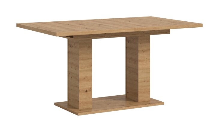 Kulissen-Esstisch >Motion< ausziehbar 190cm, artisan oak Dekor - 150/190x76x90cm (BxHxT)