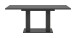 Kulissen-Esstisch >Motion< ausziehbar 190cm, Grau - 150/190x76x90cm (BxHxT)