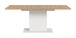 Kulissen-Esstisch >Motion< ausziehbar 190cm, weiß / artisan Eiche Dekor - 150/190x76x90cm (BxHxT)