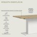 Kulissen-Esstisch >Motion< ausziehbar 190cm, weiß / artisan Eiche Dekor - 150/190x76x90cm (BxHxT)
