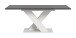 Kulissen-Esstisch >Motion< ausziehbar 190cm, Grau / Weiß - 150/190x76x90cm (BxHxT)
