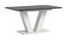 Kulissen-Esstisch >Motion< ausziehbar 190cm, Grau / Weiß - 150/190x76x90cm (BxHxT)