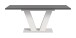 Kulissen-Esstisch >Motion< ausziehbar 190cm, Grau / Weiß - 150/190x76x90cm (BxHxT)