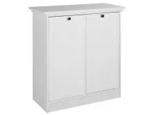 Kommode >Landsted< in Weiß - 80x90x35cm (BxHxT)