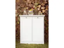 Kommode >Landsted< in Weiß - 80x90x35cm (BxHxT)
