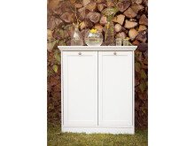 Kommode >Landsted< in Weiß - 80x90x35cm (BxHxT)