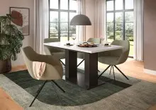 Kulissen-Esstisch >Motion< ausziehabar 190cm, Grau...
